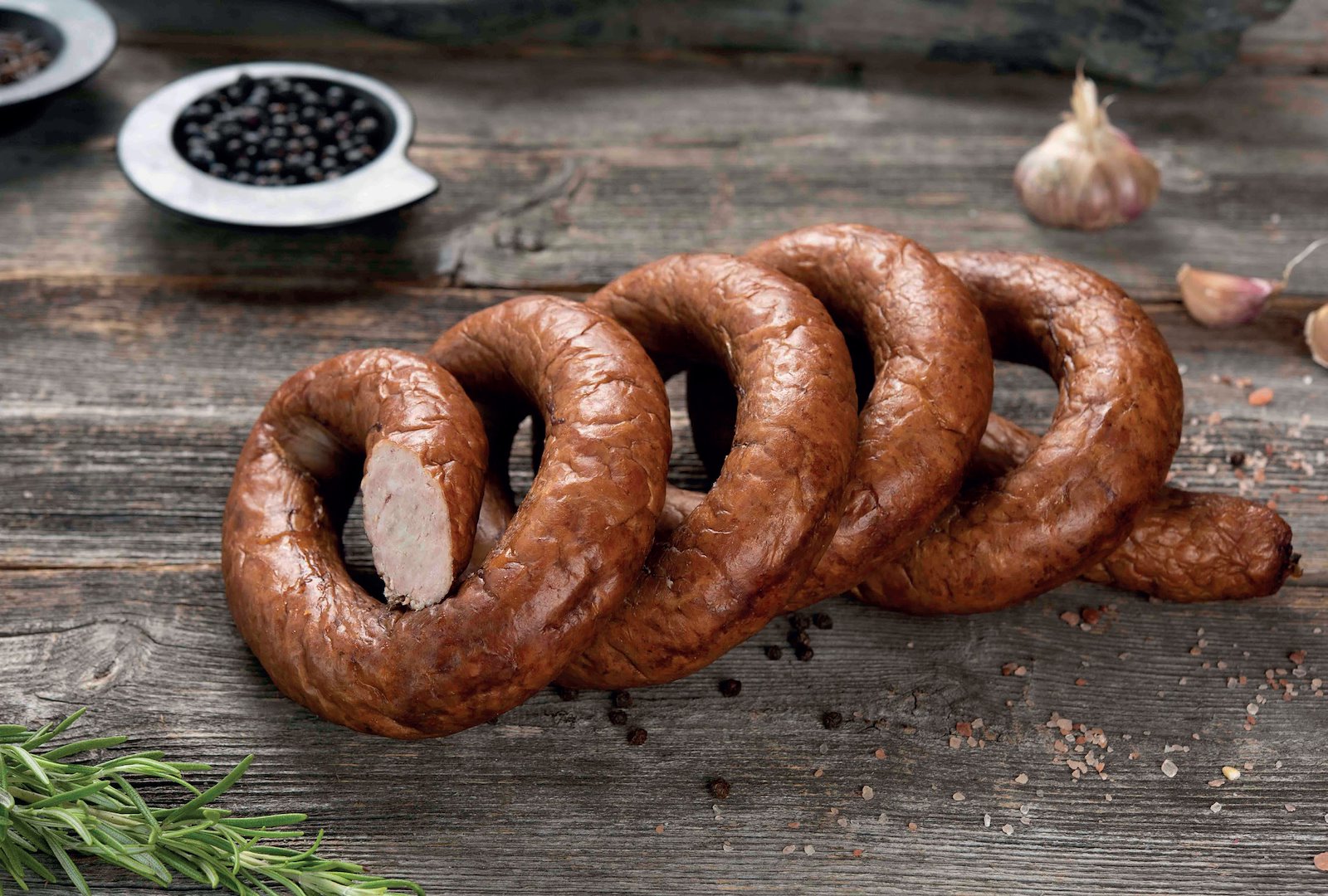 WOLAREK KIEŁBASA WIEPRZOWO CIELĘCA ok 1,5kg