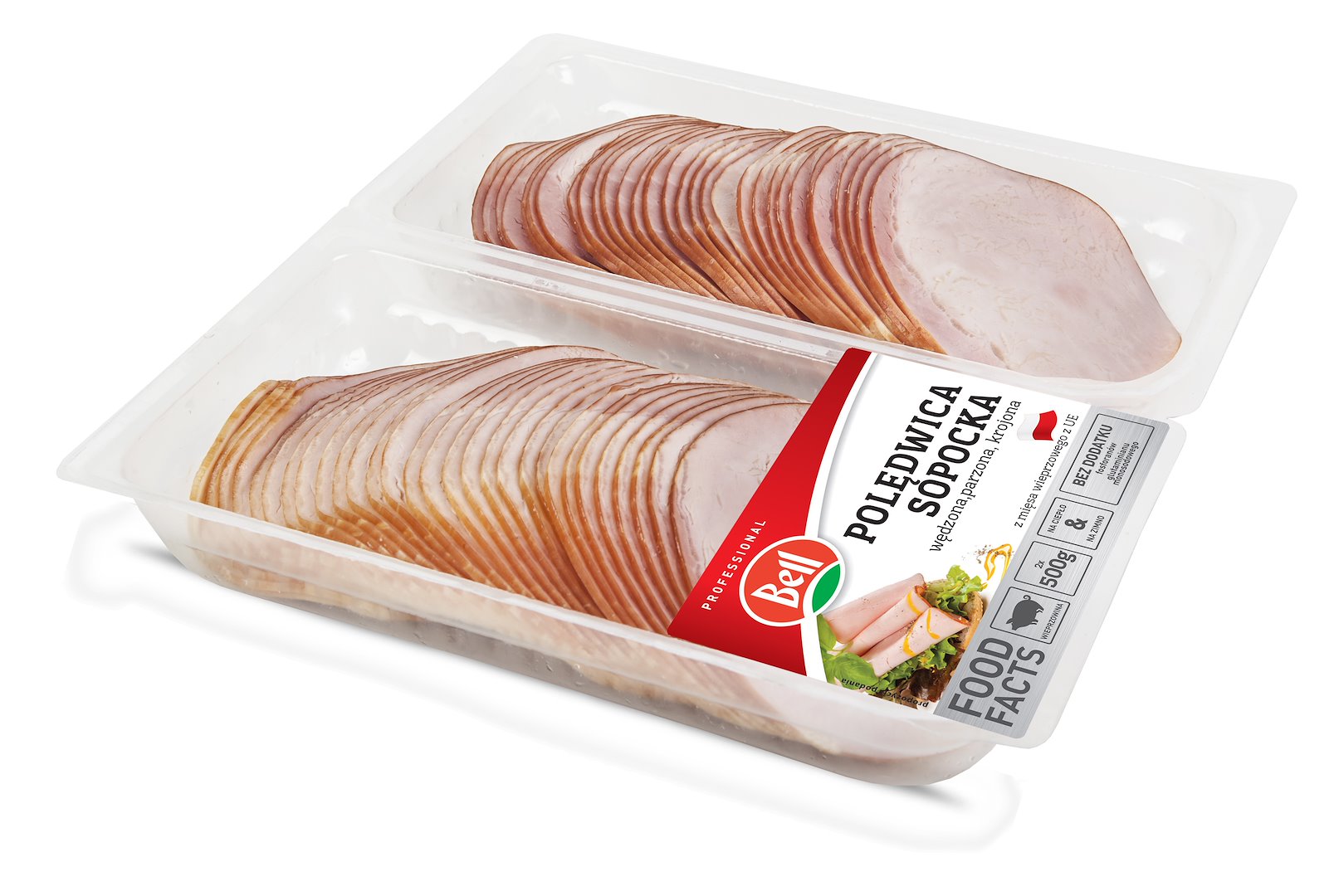 BELL POLĘDWICA SOPOCKA PLASTRY 2x500g/4