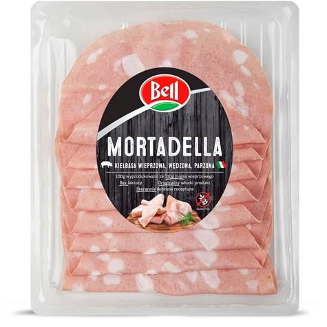 BELL MORTADELA PLASTRY 120g/12