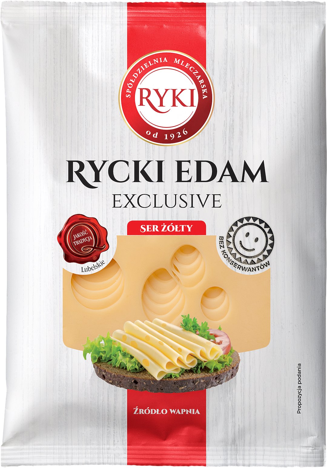 RYKI SER EDAM RYCKI PLASTRY 135g/12