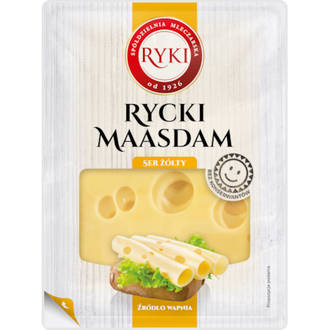 RYKI SER MAASDAM PLASTRY 135g/12