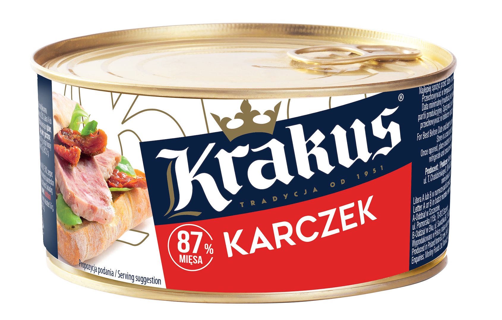 KRAKUS KONSERWA KARCZEK WIEPRZOWY 300g/6