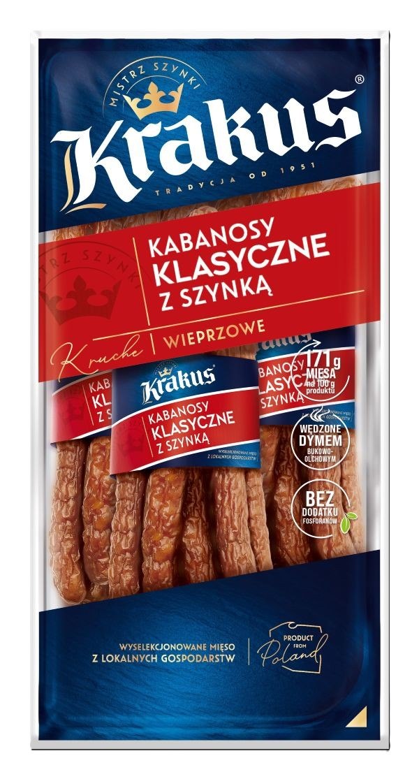 KRAKUS KABANOSY KLASYCZNE MAP ok 0,8kg