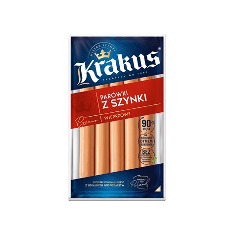 KRAKUS PARÓWKI Z SZYNKI 200g/22