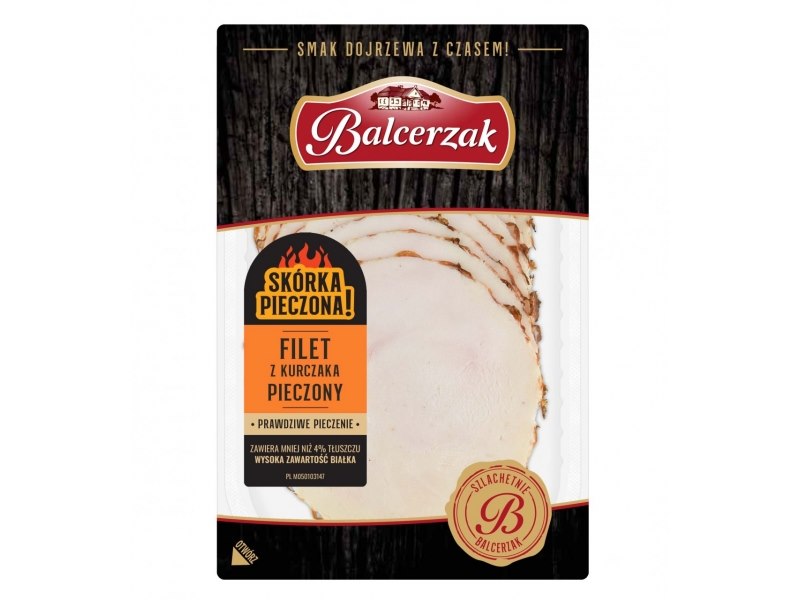 BALCERZAK FILET Z KURCZ PIECZ PLASTRY 100g/10