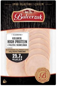 BALCERZAK KIEŁBASA HIGH PROTE Z FIL Z KURCZ 80g/10