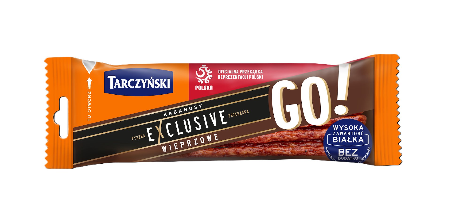 TARCZYŃSKI KABANOS EXCLUSIVE WIEPRZOWY GO 50g/15