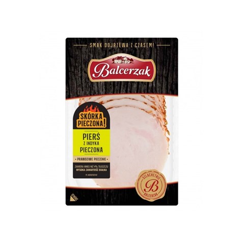 BALCERZAK PIERŚ Z INDYKA PIECZONA PLASTRY 100g/10