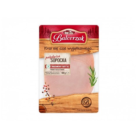 BALCERZAK POLĘDWICA SOPOCKA PLASTRY 100g/10
