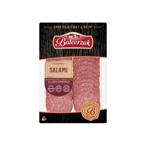 BALCERZAK SALAMI ORYGIN NIEMIECKIE PLASTRY 80g/10