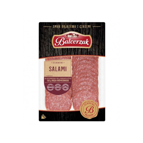 BALCERZAK SALAMI ORYGIN NIEMIECKIE PLASTRY 80g/10