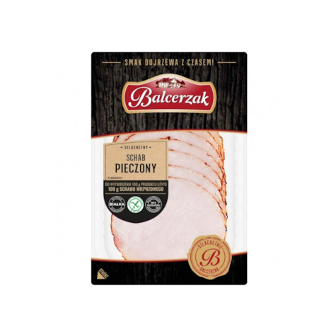 BALCERZAK SCHAB PIECZONY WIEPRZOWY PLASTRY 100g/10