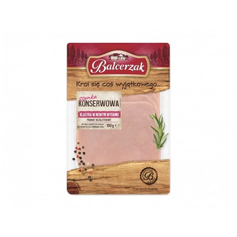 BALCERZAK SZYNKA KONSERWOWA PLASTRY 100g/10