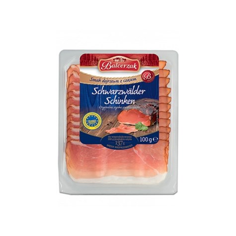BALCERZAK SZYNKA SZWARCWALDZKA PLASTRY 100g/12