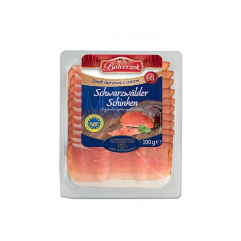 BALCERZAK SZYNKA SZWARCWALDZKA PLASTRY 100g/12