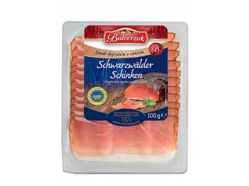 BALCERZAK SZYNKA SZWARCWALDZKA PLASTRY 100g/12