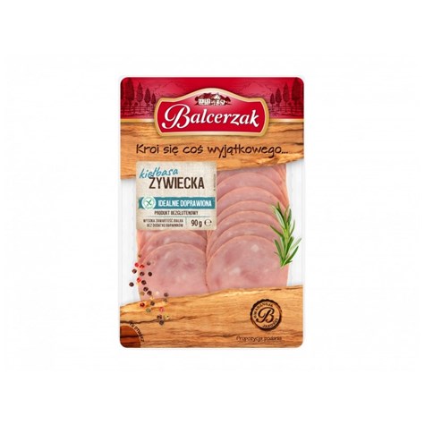BALCERZAK KIEŁBASA ŻYWIECKA EXTRA PLASTRY 90g/10