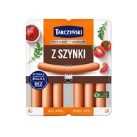 TARCZYŃSKI PARÓWKI Z SZYNKI 220g/10