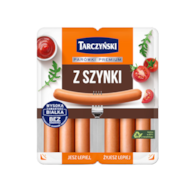 TARCZYŃSKI PARÓWKI Z SZYNKI 220g/10