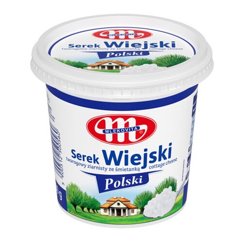 MLEKOVITA SEREK WIEJSKI POLSKI 500g/6