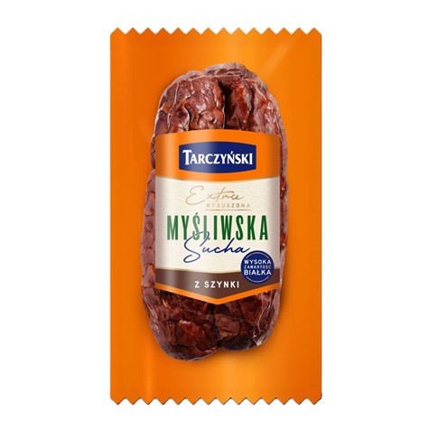 TARCZYŃSKI KIEŁBASA SUCHA MYŚLIWS Z SZYNKI 150g/12