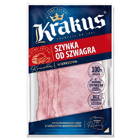 KRAKUS SZYNKA OD SZWAGRA PLASTRY 90g/15
