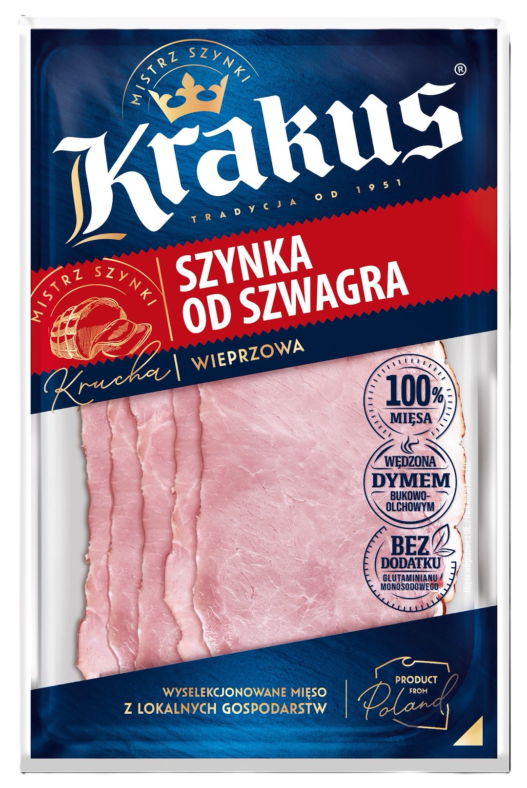 KRAKUS SZYNKA OD SZWAGRA PLASTRY 90g/15