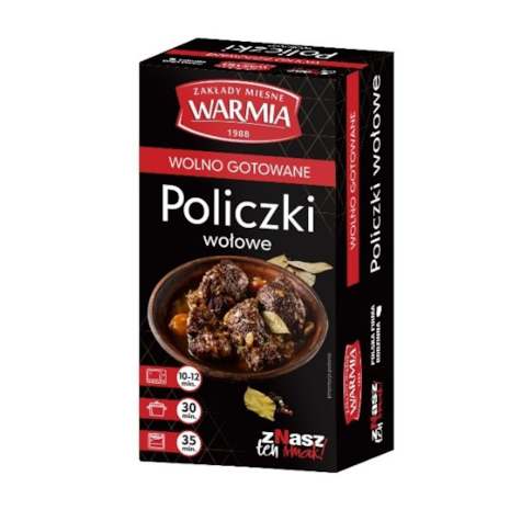 WARMIA POLICZKI WOŁOWE WOLNO GOTOWANE ok 0,6kg