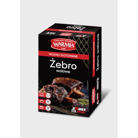 WARMIA ŻEBRO WOŁOWE WOLNO GOTOWANE ok 0,6kg