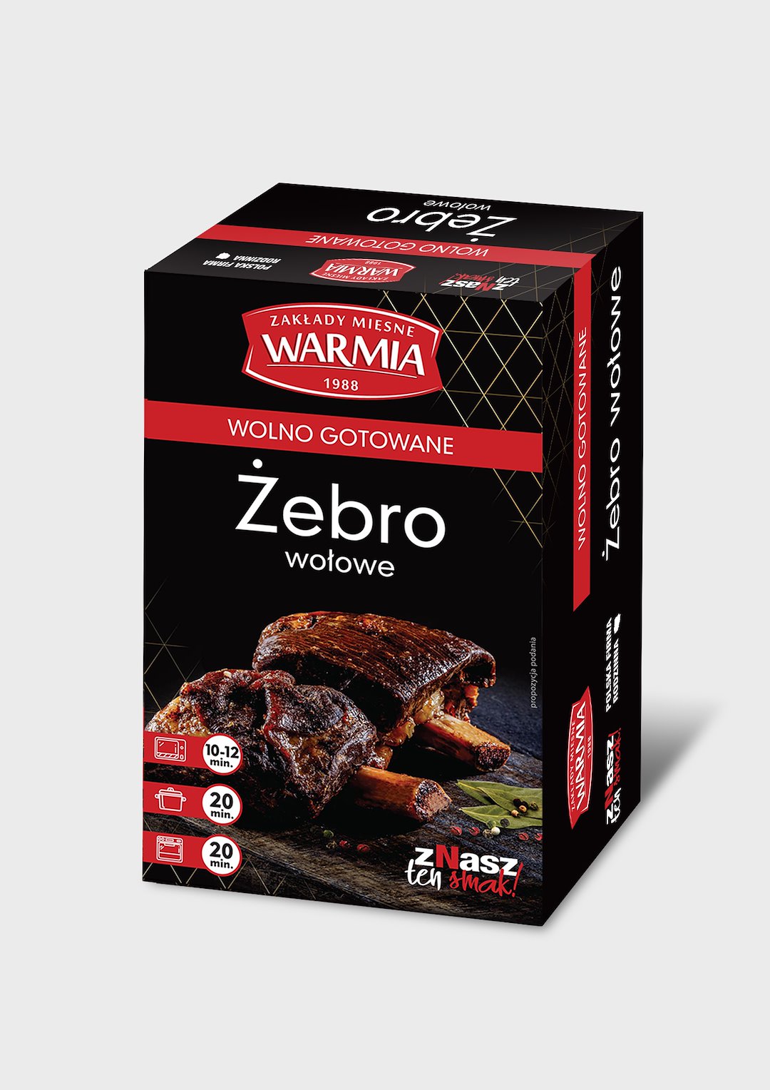 WARMIA ŻEBRO WOŁOWE WOLNO GOTOWANE ok 0,6kg