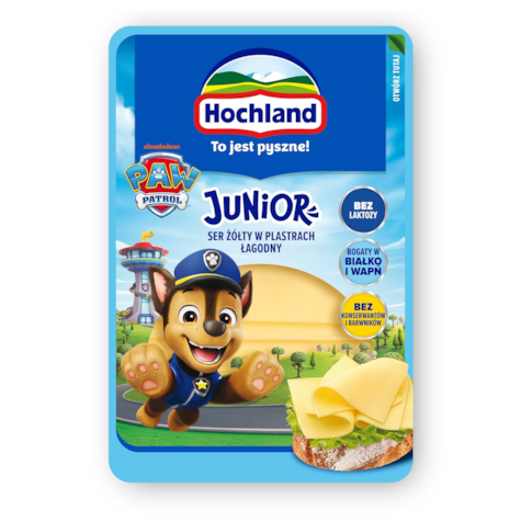 HOCHLAND PLASTRY TWAR b/lak JUNIOR ŁAGODNY 135g/12