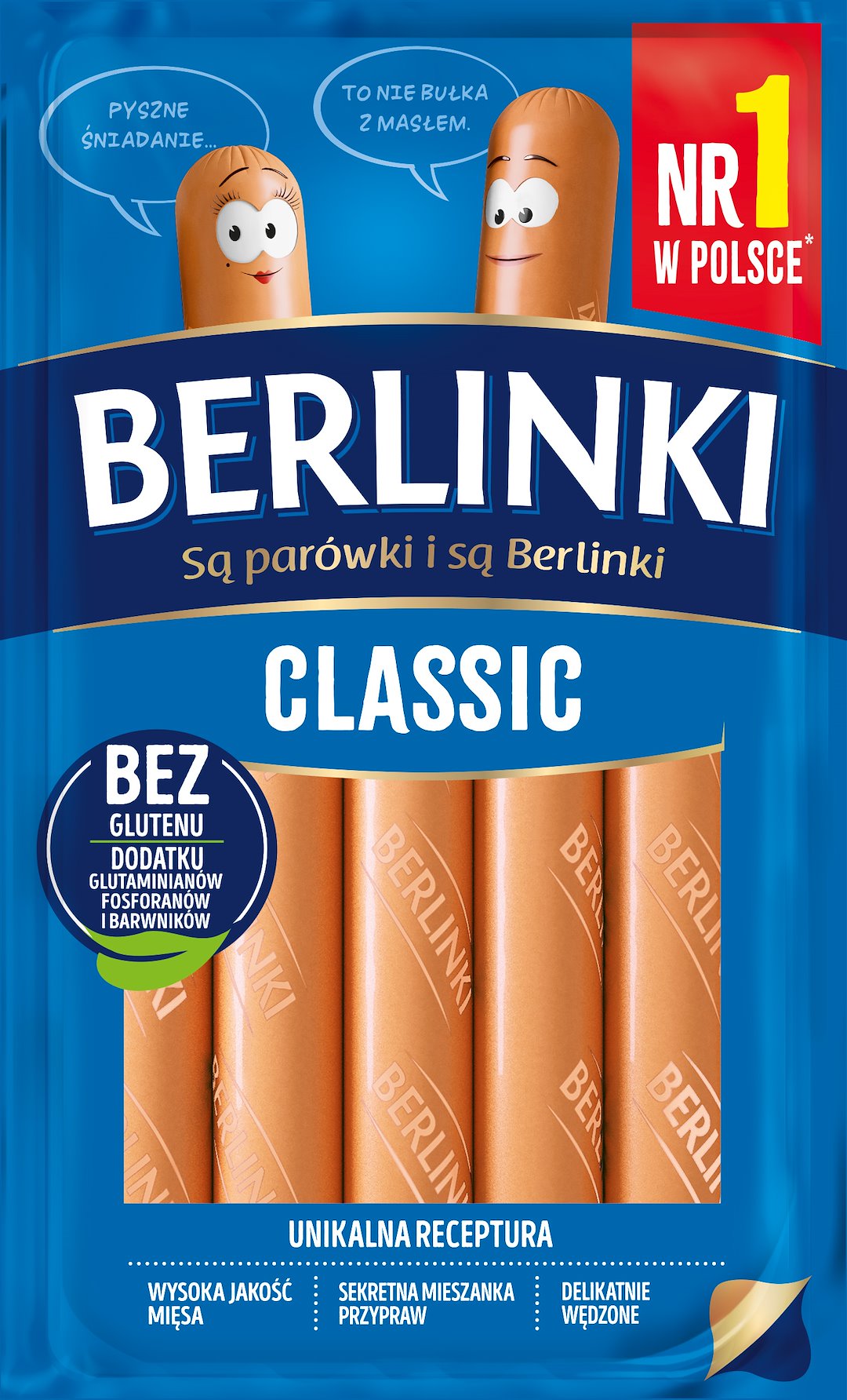 MORLINY BERLINKI PARÓWKI CLASSIC 225g/26