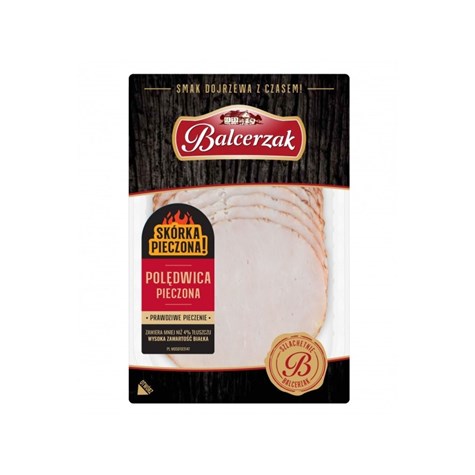 BALCERZAK POLĘDWICA PIECZONA PLASTRY 100g/10