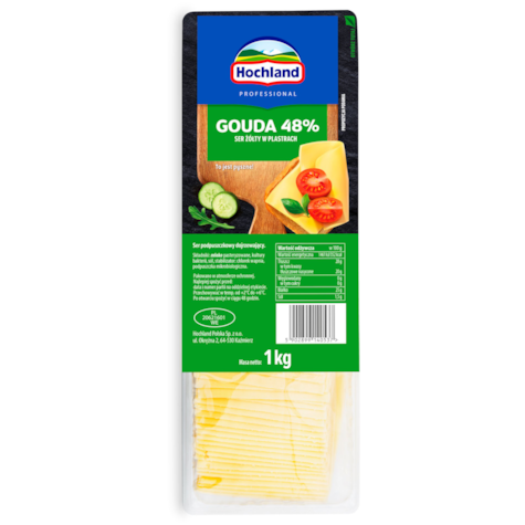 HOCHLAND SER GOUDA PLASTRY 1kg/6