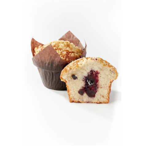 DELIFRANCE MUFFIN JAGODOWY Z KRUSZONKĄ 120g/24