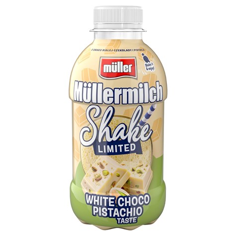 MULLER SHAKE WHITE CHOCO PISTACHIO 400ml/12