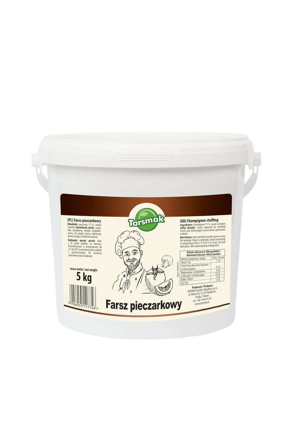 TARSMAK FARSZ PIECZARKOWY 5kg wiadro
