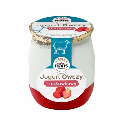 RIANS JOGURT OWCZY TRUSKAWKOWY 115g/12