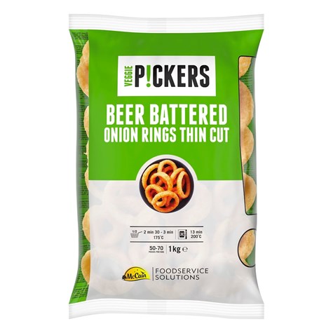 MCCAIN KRĄŻKI CEBULOWE W CIEŚC PIWNYM 1kg/6 NEW