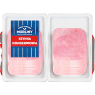 MORLINY SZYNKA KONSERWOWA PLASTRY 2x400g/6