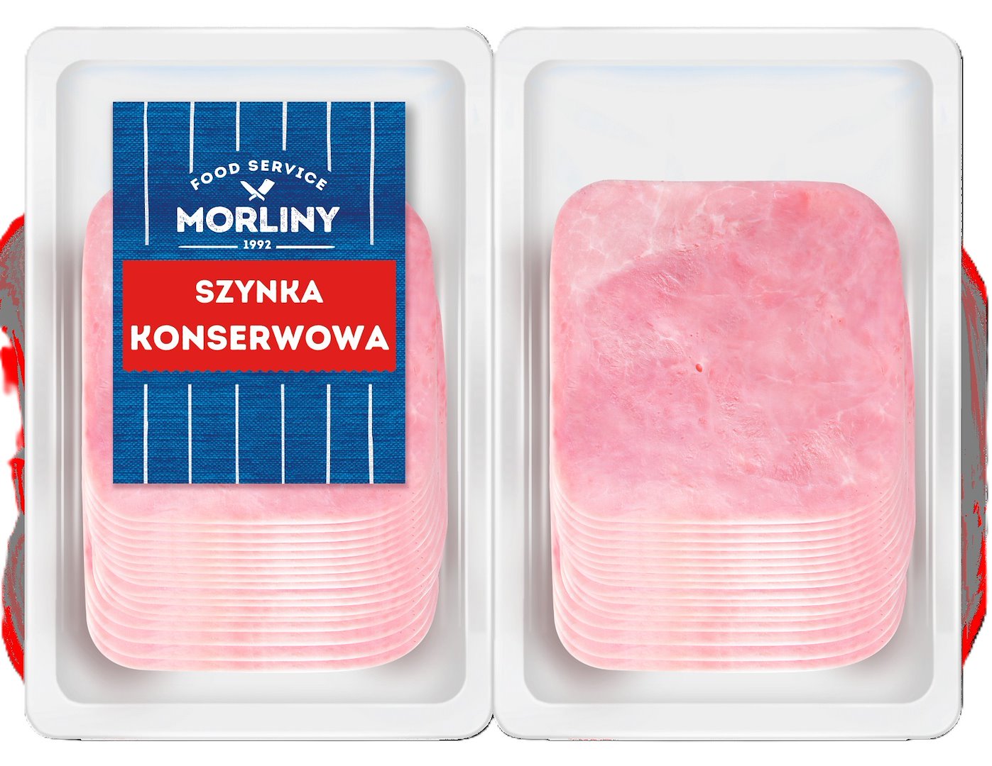 MORLINY SZYNKA KONSERWOWA PLASTRY 2x400g/6