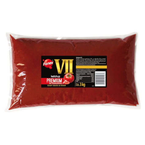 FANEX KETCHUP VII 3kg/3 worek z korkiem