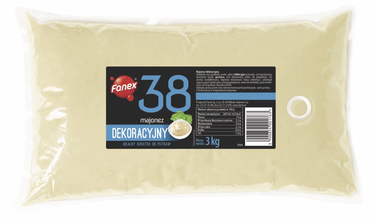 FANEX MAJONEZ 3kg DEKORACYJNY (3) worek z korkiem