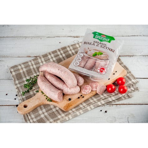 PEKPOL KIEŁBASA BIAŁA PARZONA Z SZYNKI 0,4kg/7