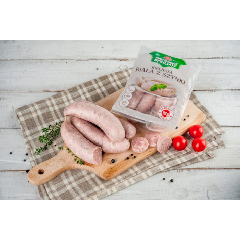 PEKPOL KIEŁBASA BIAŁA PARZONA Z SZYNKI 400g/7
