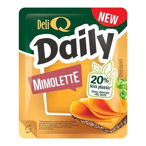 EUROSER DELI Q DAILY MIMOLETTE PLASTRY 100g/20