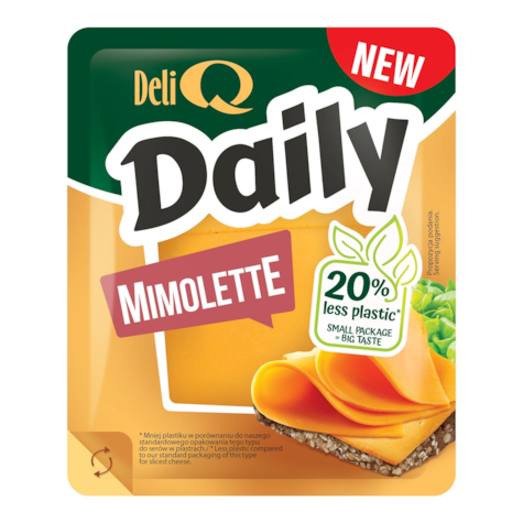 EUROSER DELI Q DAILY MIMOLETTE PLASTRY 100g/20