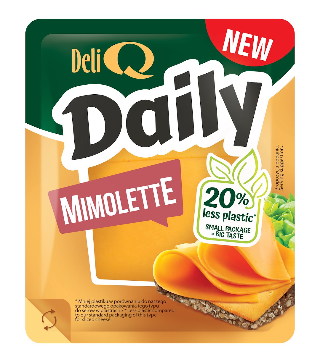 EUROSER DELI Q DAILY MIMOLETTE PLASTRY 100g/20