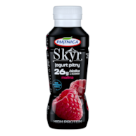 PIĄTNICA JOGURT 360ml SKYR PITNY W.BIAŁK MALINA/12