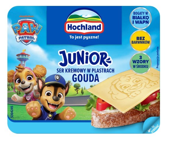 HOCHLAND PLASTRY TOPIONE GOUDA 150g/10 PSI PATROL